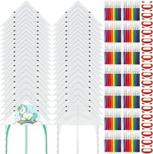 Craft Your Own Blank Kites - 60 Pcs Set with Watercolor Pens for Outdoor Fun