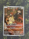 Pokémon TCG Team Rockets Meowth Card 203/182 Destined Rivals