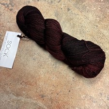 Malabrigo Sock Yarn, Color 354 Swamp, 100 Superwash Merino, 440 Yds. Hand Dyed