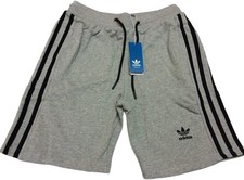 ADIDAS BRAND NEW REGULAR FIT TERRY COTTON SWEAT SHORTS