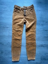 Anthropologie Pilcro Corduroy High Rise Skinny Rust Pants Size 26 Women.