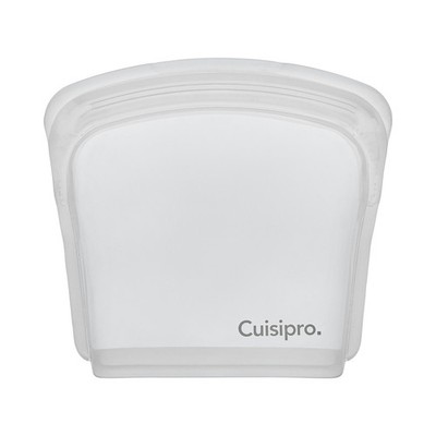 Cuisipro Pack-It Silicone Reusable Storage Bag, Set of 2, 200ml/6.75 oz