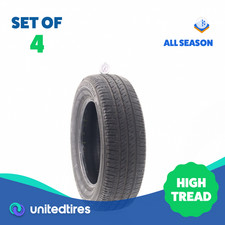 Set Of 4 Used 19565r15 Bridgestone Ecopia Ep422 Plus 91h - 8-8.532
