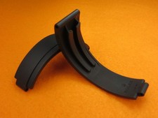 New 20mm Authentic ROLEX Daytona Oysterflex Rubber Strap M Black Watch Band G E