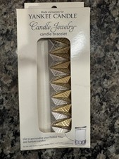 HTF DECORATIVE YANKEE CANDLE JAR JEWELRY/BRACELET  GOT PERFECT PILLAR/TUMBLER 