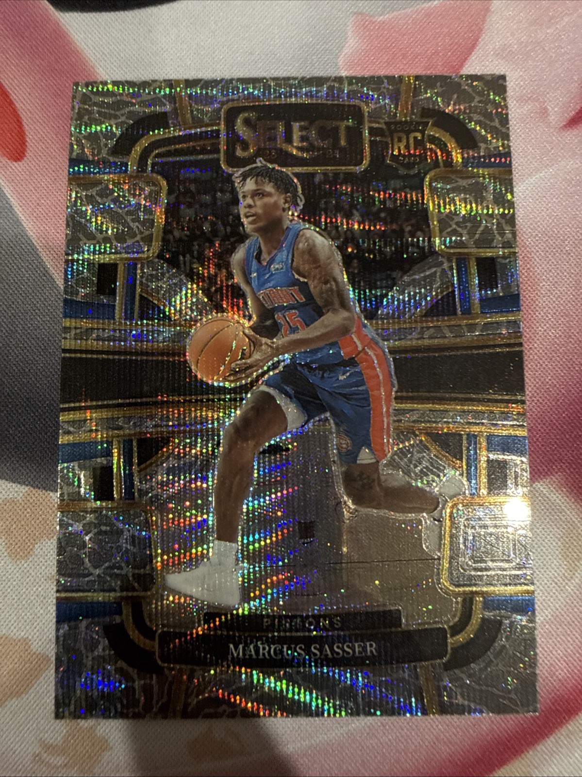 2023-24 Panini Select Marcus Sasser SSP Elephant Prizm Rookie RC #70