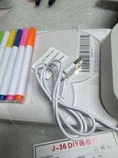 Light Up LED Acrylic Dry Erase Message Board 6x6 Desk