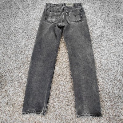 Vintage Levi's SilverTab Jeans Mens 28x28 Black Straight & Narrow
