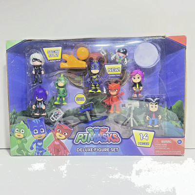 PJ Masks Deluxe Figure Set 14 Pieces 2018 Just Play - New