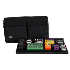 Gator Cases Pro Size Wood Pedal Board with Nylon Carry Bag with External Pocket