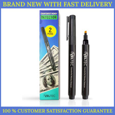 Counterfeit Money Detector Pen 2 Pack Fake Bill Checker Universal Currency