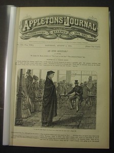 1872- CENTRAL PARK AMUSEMENTS for kids; YMCA in America; NEGRO SUPERSTITIONS