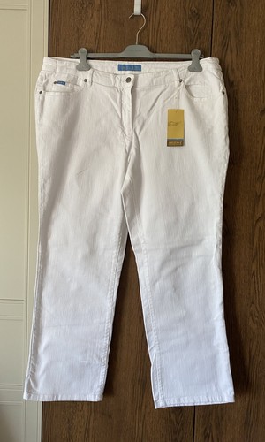 Arizona Jeans Hose, Gr.50 Neu Stoffhose Weiß