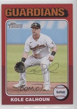 2024 Heritage Short Print Red Border Kole Calhoun (White Above Card Number) 0s2m