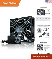 Efficient 120mm Case Cooling Fan with Multi-Speed Control - Quiet  Reliable