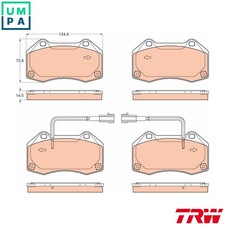 BRAKE PAD SET DISC BRAKE GDB2049 FOR ALFA ROMEO 960 A1.000 1.7L 4cyl 4C