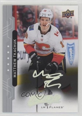 2018-19 Upper Deck MVP Super Script 9/25 Matthew Tkachuk #193 1rm