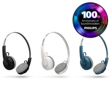 PHILIPS TAH2000 The Ringo On-Ear Wireless Headphones Teal TAH2000 Bluetooth 5.4
