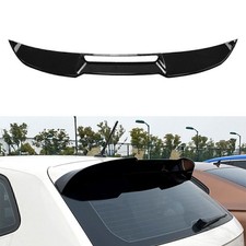 New Black ABS Car Rear Roof Spoiler Window Wing For Volkswagen VW Polo 2019-2022