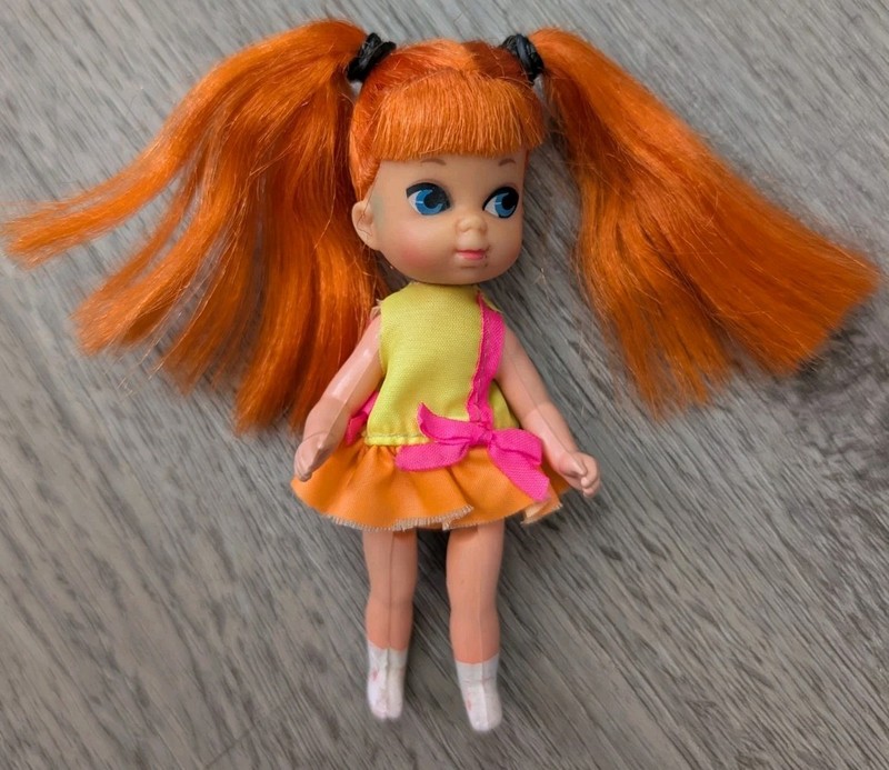 Vintage 1967 Mattel Liddle Kiddles Tracy Trikediddle Skediddle Original Outfit