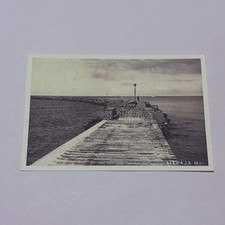Vintage Postcard  Port Breakwater, Latvia “The Mole” Tour Places Travel Art P5