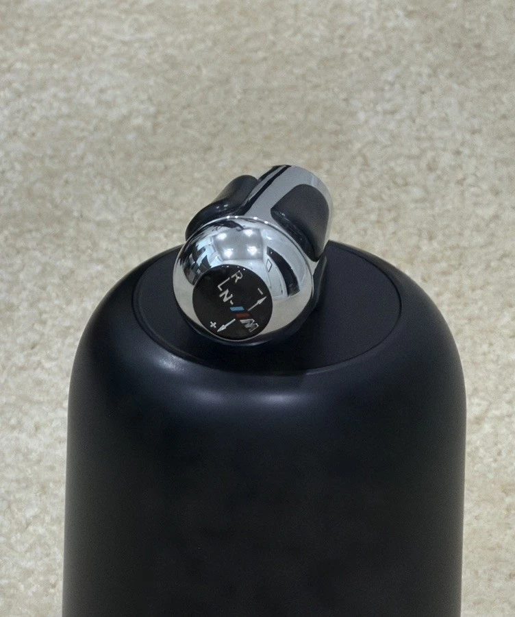 BMW E46 M3 SMG 2001-2006 transmisión selector palanca de cambios perilla de cuero OEM Foto 2 de 2