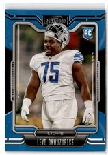 2021 Panini Playbook Levi Onwuzurike RC #160 Detroit Lions