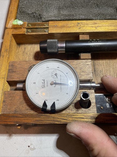 ASH/Teclock .7-1.5” Dial Bore Gage .0001” Made In Japan - Picture 4 of 5