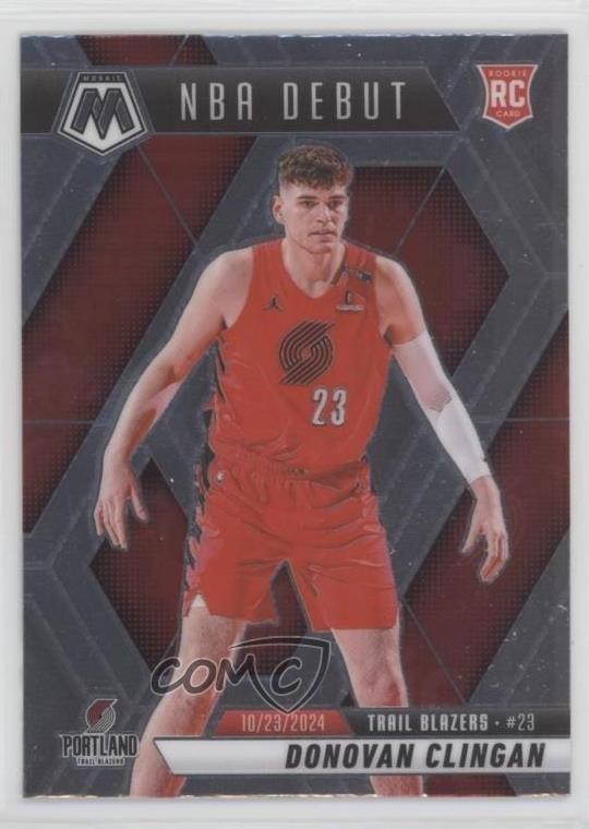 2024-25 Panini Mosaic NBA Debut Donovan Clingan #261 0p6