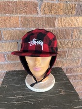 NOS Vintage Stussy Ear Flap Cap 100% Wool Tra...