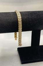 Ross-Simons Sterling Silver 925 Yellow Gold O...