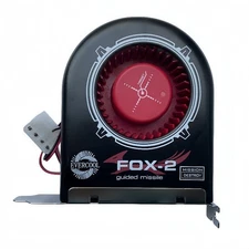 FOX-2 System Blower DC12V for Computer Chassis Cooling Fan PCI Slot Bit Cooler