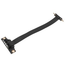 ✈PCIe 3.0 X1 Riser Cable 8Gbps High Speed Dual 90 Degree Right Angle PCI Express