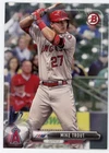 2017 Bowman Mike Trout #100 Angels