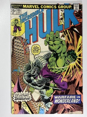Incredible Hulk #195 (1976) in 4.5 Very Good+ -Unlimited Shipping
