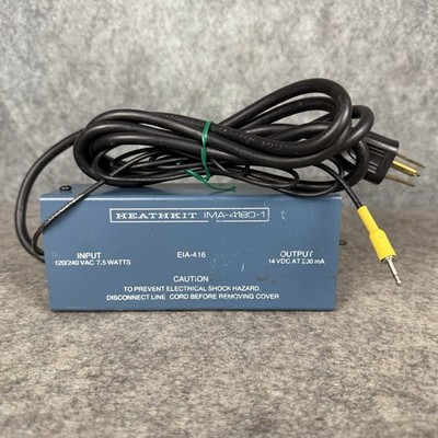 Heathkit IMA-4180-1 Power Supply EIA-416 Input 120/240 VAC 7.5 Watts Untested