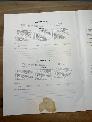 20-21 Jun 1941 Championship Track & Field Meet Stanford University Ca B44 - Picture 10 of 16