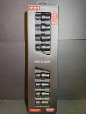 Icon I2um-10 38 Drive Metric Impact Swivel Socket Set 10-piece Icon I2um-10 38 Drive Metric Impact Swivel Socket Set 10-piece