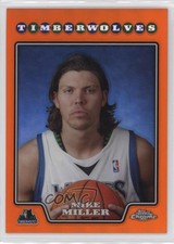 2008-09 Topps Chrome Orange Refractor 440/499 Mike Miller #33 05ng