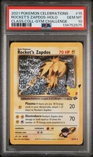 2021 Pokemon Celebrations Classic Collection #15 Rocket'S Zapdos-Holo PSA10