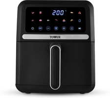 Tower T17186 Vortx Digital Air Fryer with Digital Colour Display, 11 Pre-Set Coo