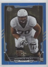 2015 Bowman Rookies Blue Rainbow Foil 467/499 Andrus Peat #17 0a2