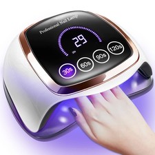 180W UV Nail Lamp - LED Nail Dryer for Gel Polish, Touch Screen, 42 Beads, Fast