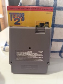 Tetris 1 & 2 Lot (NES Nintendo Entertainment System) Authentic CIB Complete