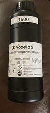 Voxelab 3D Printer Resin Standard Photopolymer Resin, Transparent, 500g