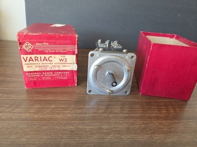 Vintage General Radio Company W2 Variac Continuously Adjustable Autotransformer