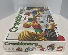 LEGO CREATIONARY #3844 Family Board Game Sealed/Read