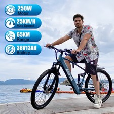 Elektrofahrrad 24/26" Pedelec E-MTB 250W 13Ah NFC Hardtail Scheibenbremse 21G