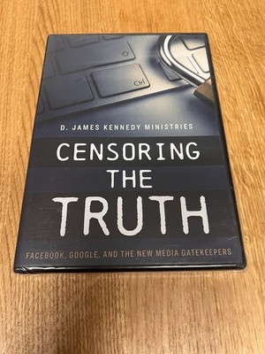 Censoring the Truth DVD D. James Kennedy Ministries Facebook Google SEALED RARE