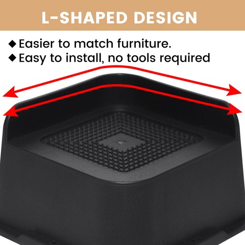 MXMZHXU Bed Risers 2 inch 3 inch 4 inch 6 inch or 8 inch Heavy Duty Furniture... - Picture 4 of 5